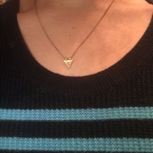 Urban outfitters “L” initial triangle necklace